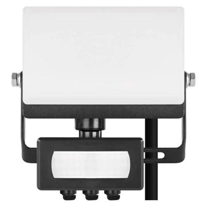 Reflektor LED z czujnikiem ruchu i zmierzchu TAMBO EVO LED/10W/230V 4000K IP44 czarny