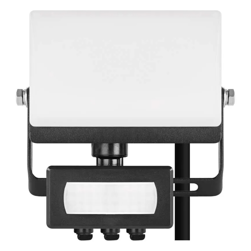 Reflektor LED z czujnikiem ruchu i zmierzchu TAMBO EVO LED/10W/230V 4000K IP44 czarny