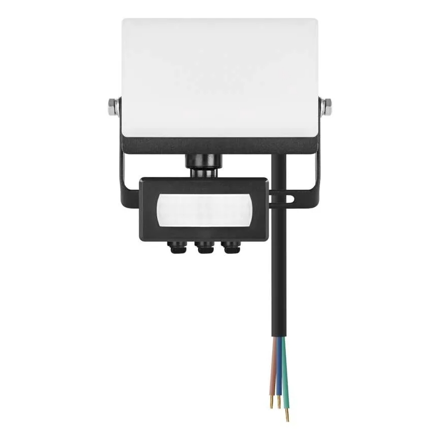 Reflektor LED z czujnikiem ruchu i zmierzchu TAMBO EVO LED/10W/230V 4000K IP44 czarny