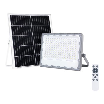Reflektor LED z panelem solarnym FOCUS 100W/15000 mAh 3,2V 6000K IP65 + pilot zdalnego sterowania