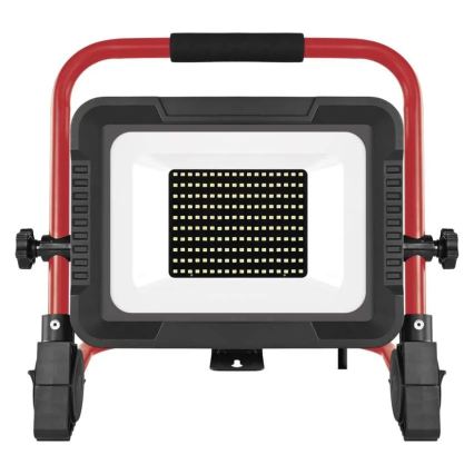 Reflektor LED ze statywem ELION LED/100W/230V 4000K IP65 czerwony/czarny
