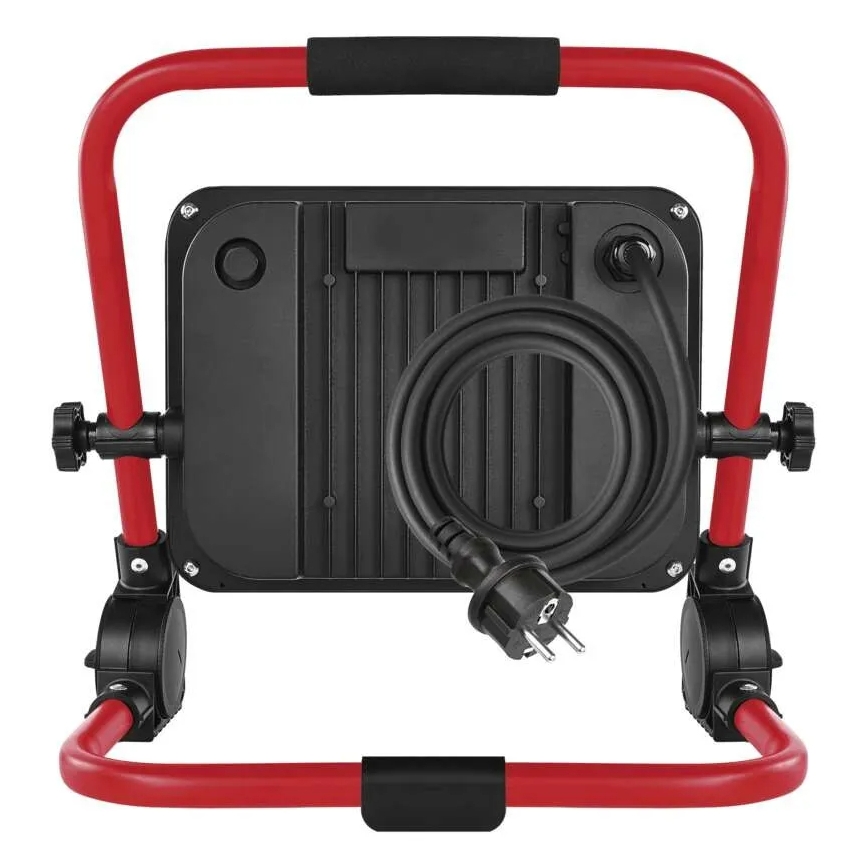 Reflektor LED ze statywem ELION LED/100W/230V 4000K IP65 czerwony/czarny