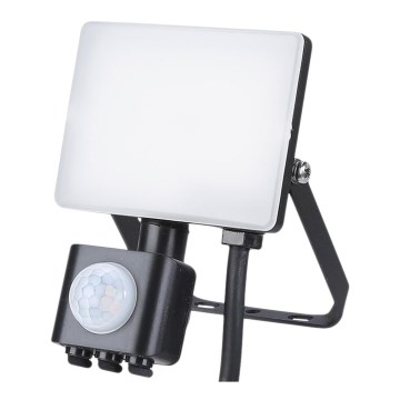 Reflektor LED zewnętrzny z czujnikiem LED/10W/230V 5000K IP44