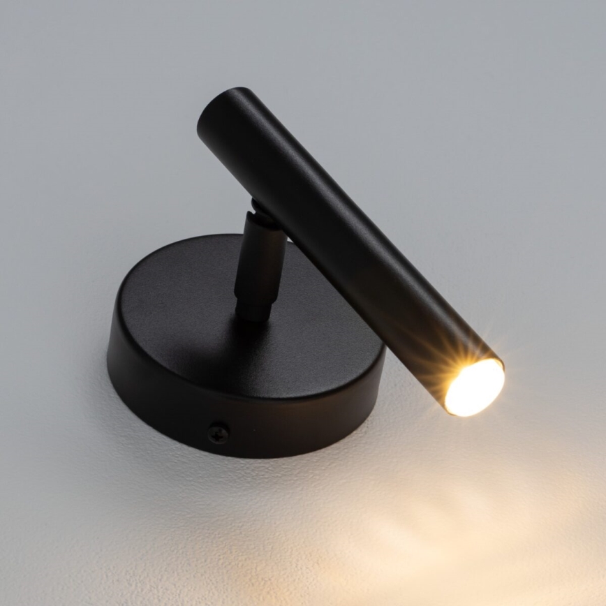 Reflektor ścienny STALACTITE 1xG9/2,5W/230V czarny