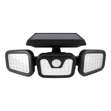 Reflektor solarny LED z czujnikiem LED/1,5W/3,7V 6000K IP44 2400 mAh