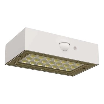 Reflektor solarny LED z czujnikiem ruchu LED/3,7V 1200mAh 4000K IP65 biały