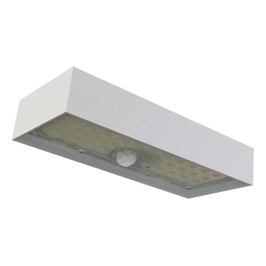 Reflektor solarny LED z czujnikiem ruchu LED/3,7V 3000mAh 4000K IP65 biały