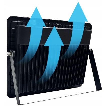 Reflektor zewnętrzny LED/150W/230V 4500K IP65 czarny