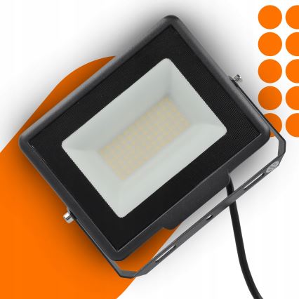 Reflektor zewnętrzny LED/50W/230V 4500K IP65 czarny