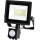 Reflektor zewnętrzny LED z czujnikiem LED/20W/230V IP44 6500K czarny