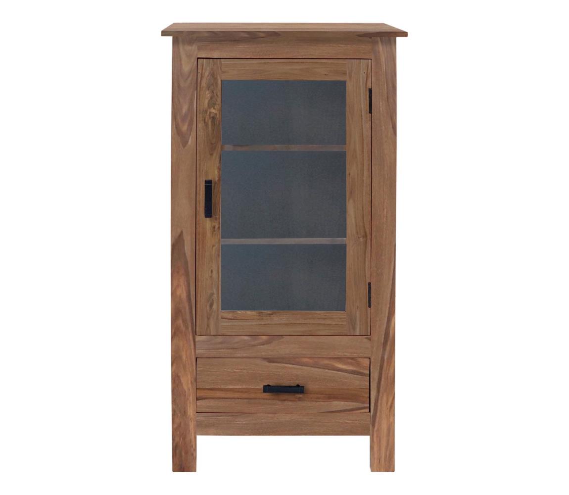Regał RAMI 60x120x45 cm lite drewno/palisander