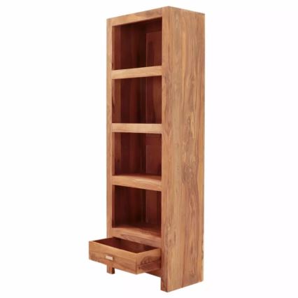 Regał GANI 180x60 cm lite drewno/palisander