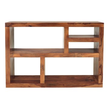 Regał GANI 90x130 cm lite drewno/palisander