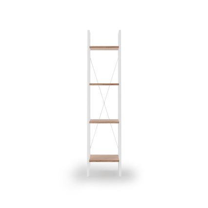 Regał NARVIK 148x34 cm biały/dąb sonoma