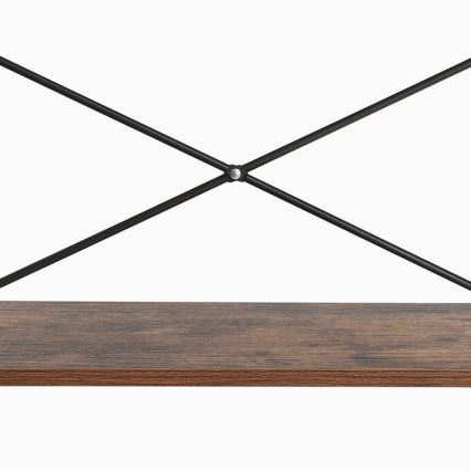 Regał NAVARO brązowy/czarny