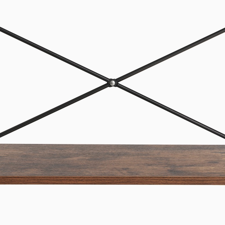 Regał NAVARO brązowy/czarny