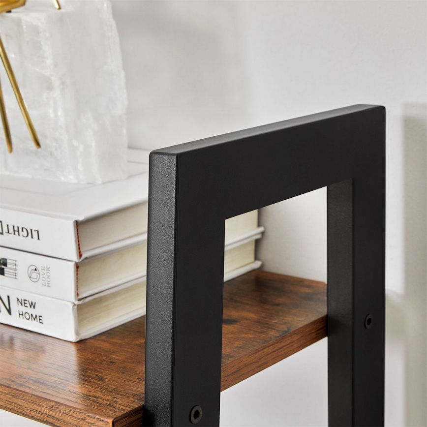 Regał NAVARO brązowy/czarny