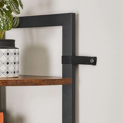 Regał NAVARO brązowy/czarny