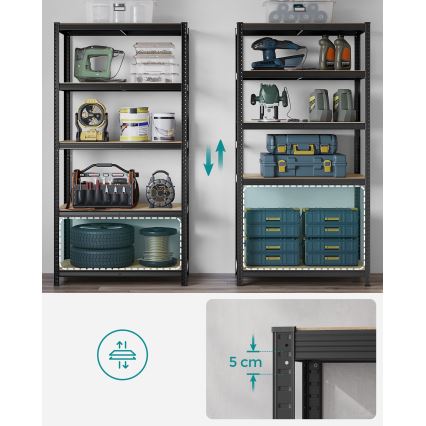 Regał ORDIFY czarny