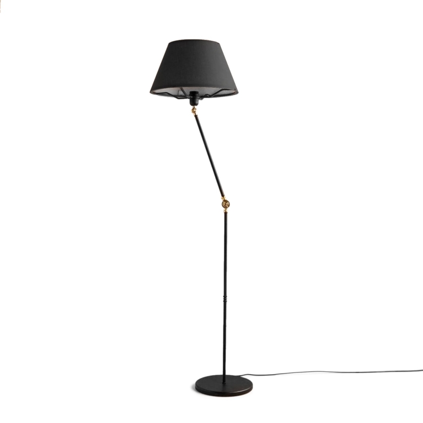 Regulowana lampa stojąca AYD 1xE27/40W/230V czarna