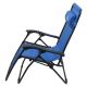 Regulowane krzesło kempingowe niebieskie
