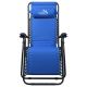 Regulowane krzesło kempingowe niebieskie