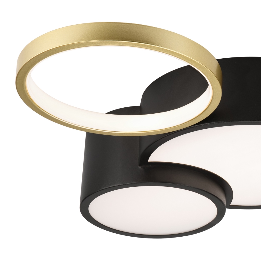 Regulowane natynkowe oświetlenie sufitowe ALIZEE LED/30W/230V 3000-6500K czarny/złoty