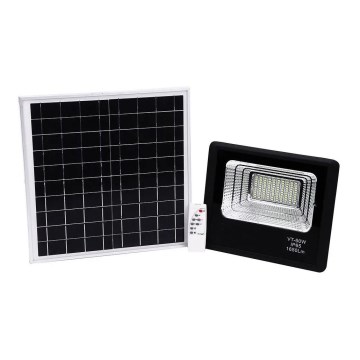 Regulowany jasem solarny reflektor LED/20W/6,4V 4000K IP65 10000 mAh + pilot zdalnego sterowania