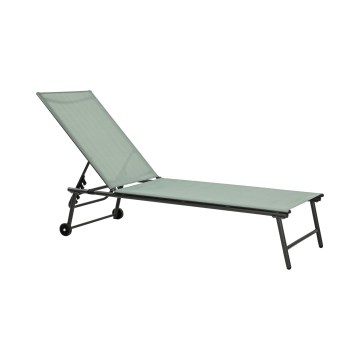 Regulowany leżak TERA 57x185 cm zielony
