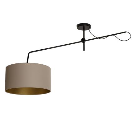 Regulowany przysufitowy żyrandol LED VENICE 1xE27/60W/230V beżowy/złoty
