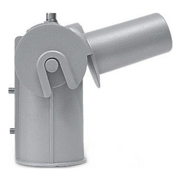 Regulowany uchwyt do lampy ulicznej IP44 Ø 53–60 mm, szary