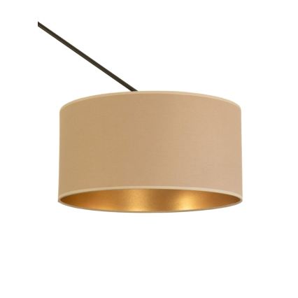 Regulowany żyrandol na pręcie LED GORTA 1xE27/60W/230V beżowy/złoty