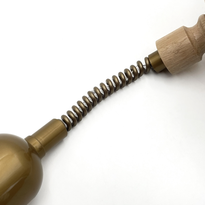 Regulowany żyrandol RAMONA 1xE27/60W/230V brązowy/biały/dąb