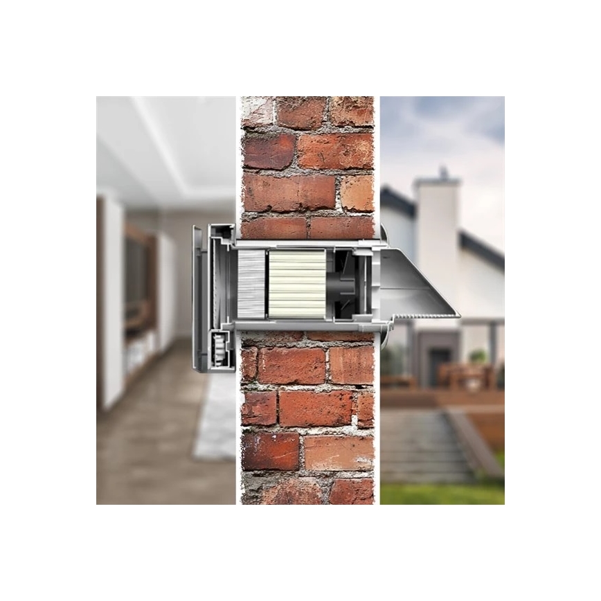Rekuperator 12W Wi-Fi Tuya + zdalne sterowanie