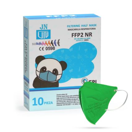 Respirator dziecięcy FFP2 NR Kids zielony 1 szt.