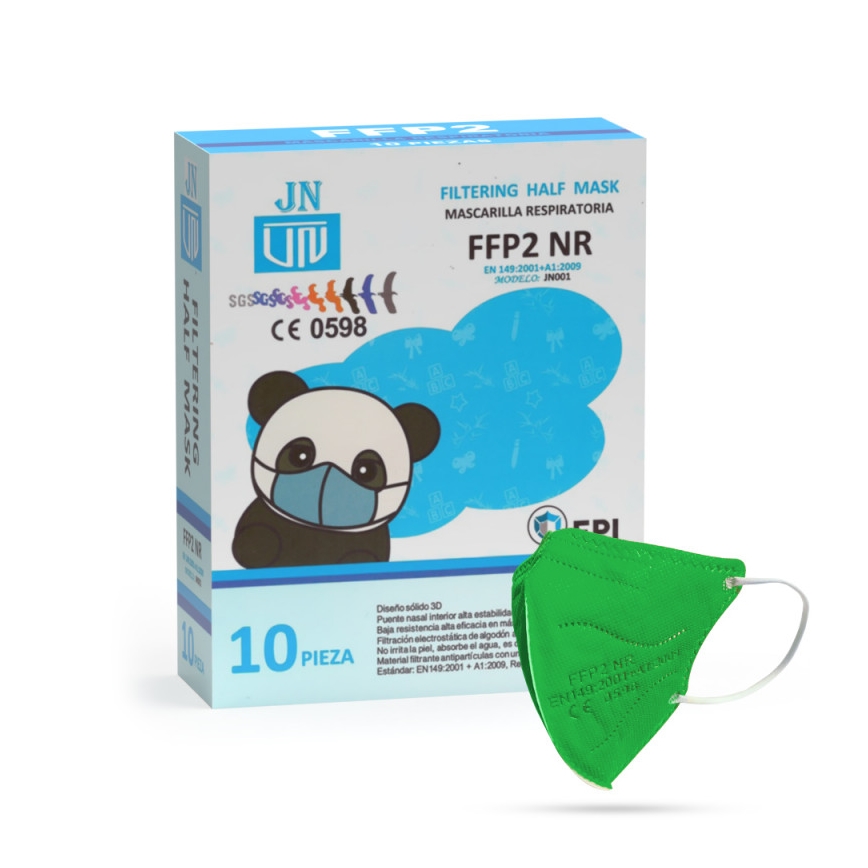 Respirator dziecięcy FFP2 NR Kids zielony 1 szt.
