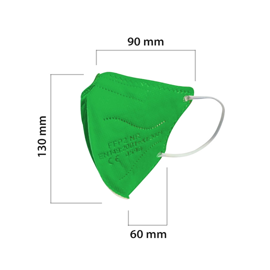 Respirator dziecięcy FFP2 NR Kids zielony 1 szt.