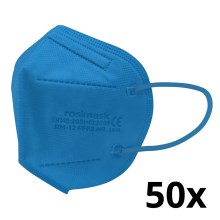 Respirator dziecięcy rozmiar FFP2 ROSIMASK MR-12 NR niebieski 50 szt.