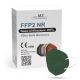 Respirator FFP2 NR CE 0598 ciemna zieleń 1 szt.
