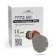 Respirator FFP2 NR CE 0598 szary 100szt