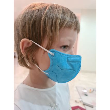 Respirator FFP2 NR Kids niebieski 1 szt. rozmiar dziecięcy