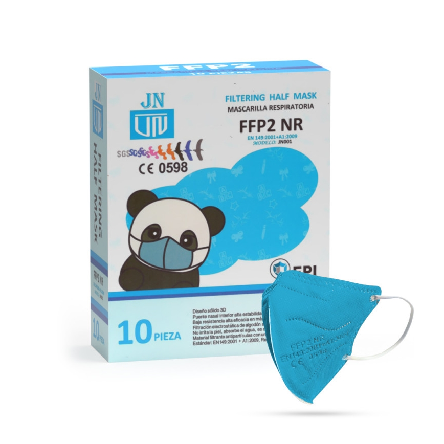 Respirator FFP2 NR Kids niebieski 1 szt. rozmiar dziecięcy