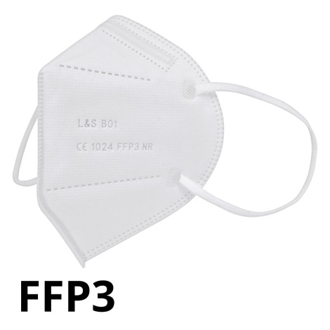Respirator FFP3 NR L&S B01 - 5-warstwowy - skuteczność 99,87%