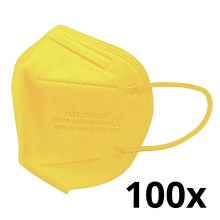 Respirator respirator dziecięcy FFP2 ROSIMASK MR-12 NR żółty 100 szt.