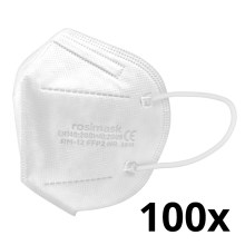 Respirator rozmiar dziecięcy FFP2 ROSIMASK MR-12 NR biały100 szt.