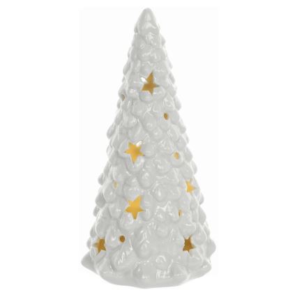Dekoracja świąteczna LED z porcelany LED/3xLR44 choinka