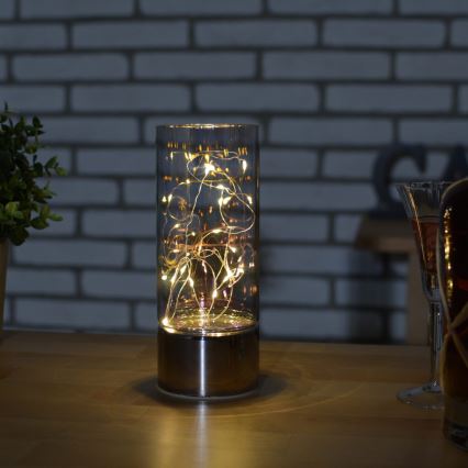 Dekoracja z łańcuchem LED 3xAA ciepła biel