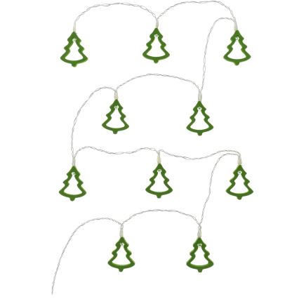 Łańcuch dekoracyjny LED 10xLED/2xAA 1,6m ciepła biel