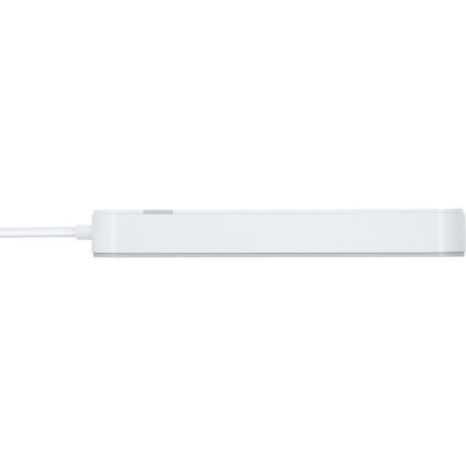 Inteligentny przedłużony kabel z wyłącznikiem 4Z Typ E + 2x USB-A + 1x USB-C 1,5m Wi-Fi Tuya biały