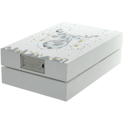 Kalendarz adwentowy LED LED/2xAAA ciepła biel